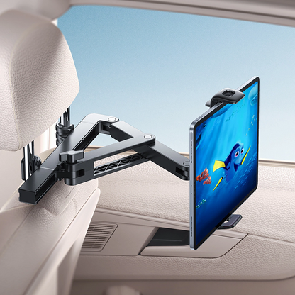 Joyroom JR-ZS433 nakkestøtteholder til bil til telefon/tablet, 4,7 tommer - 13 tommer, sort