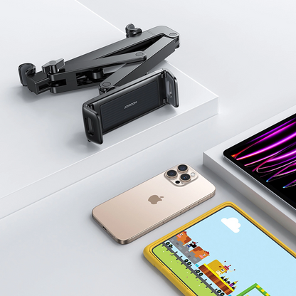 Joyroom JR-ZS433 nakkestøtteholder til bil til telefon/tablet, 4,7 tommer - 13 tommer, sort