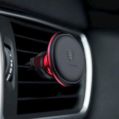 Baseus Air Vent Magnetic Car Holder, Universal, Red SUGX-A09