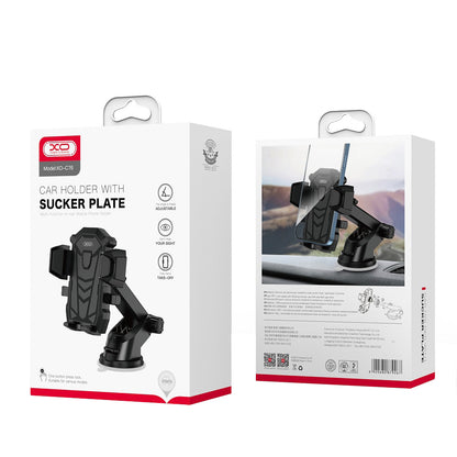 Bilholder XO Design C76, 4 tommer - 7 tommer, Sort