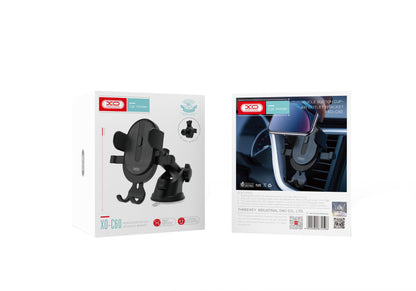 Bilholder XO Design C60 2in1, 4inch - 6inch, Sort