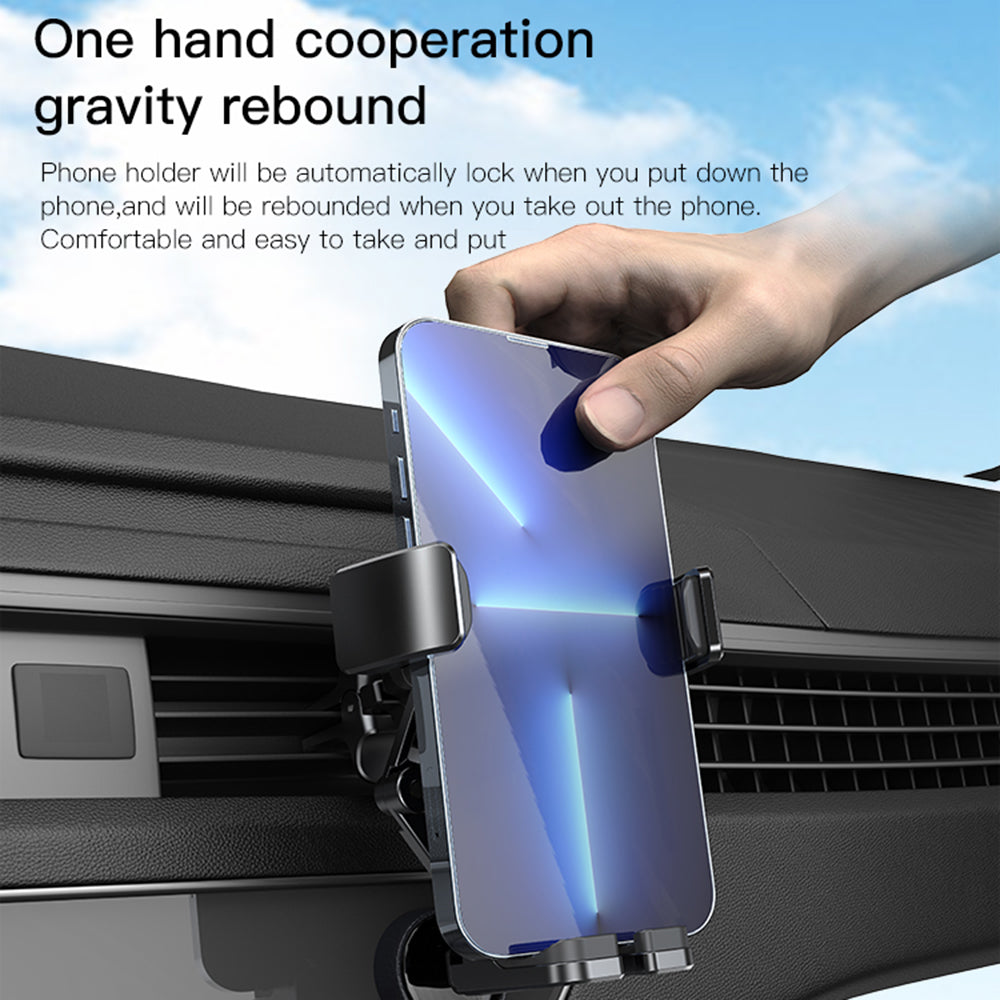 Bilholder Yesido C166, 4.7 tommer - 7 tommer, Sort