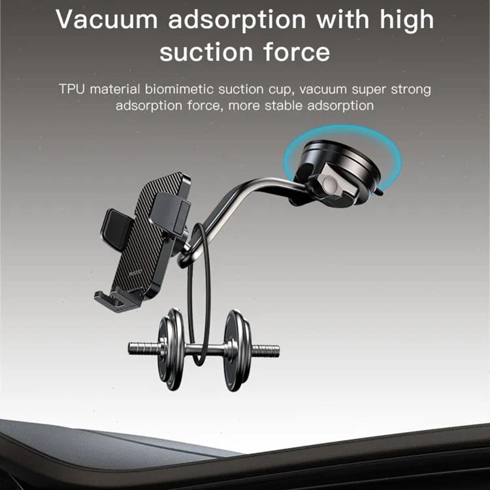 Bilholder Yesido C172, 4 tommer - 7 tommer, Sort