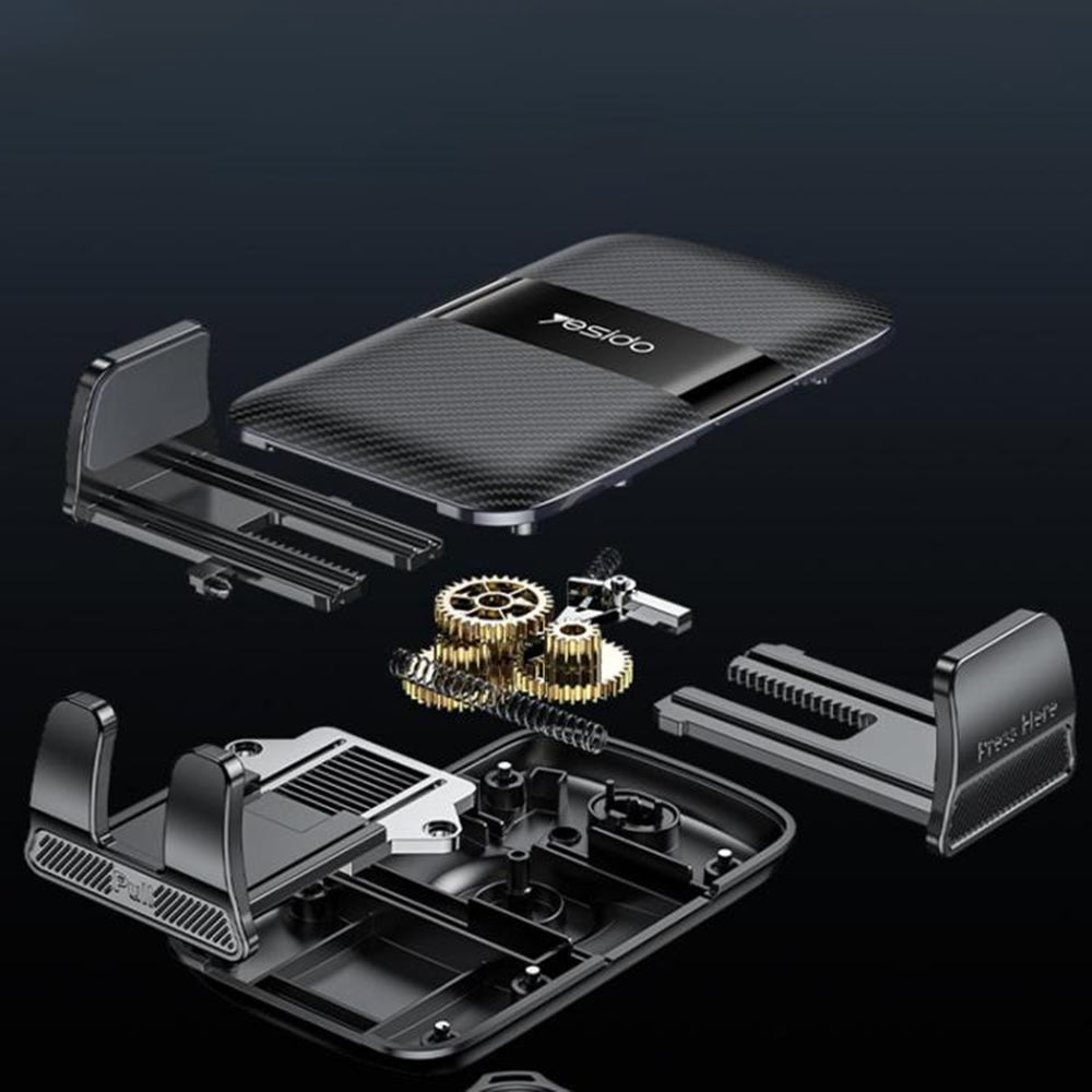 Bilholder Yesido C275, 4.7 tommer - 7.2 tommer, Sort