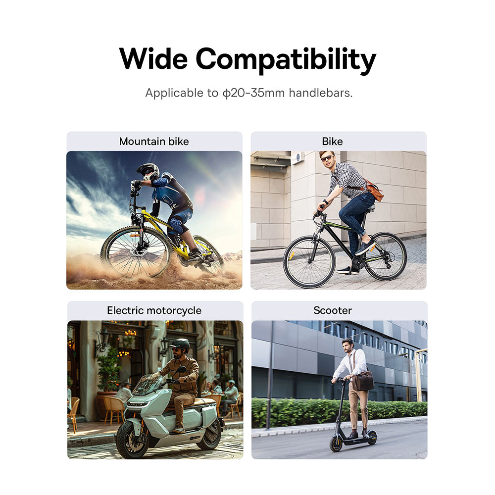 Baseus PrimeTrip Universal Cykelholder, Sort C40569000121-00