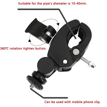 Cykelholder til Sportskamera Techsuit CAL07 til GoPro, Sort