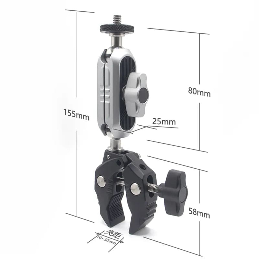 Cykelholder til Sportskamera Techsuit JX-006 til GoPro, Sort