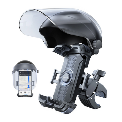 Cykel- og Motorcykelholder med Solskærm Joyroom JR-ZS526, 4,7 tommer - 7 tommer, Sort