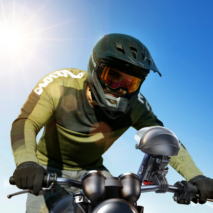 Cykel- og Motorcykelholder med Solskærm Joyroom JR-ZS526, 4,7 tommer - 7 tommer, Sort