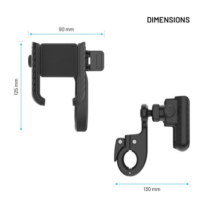 Cykelholder Fixed Bikee Plus Vista, Universal, Sort