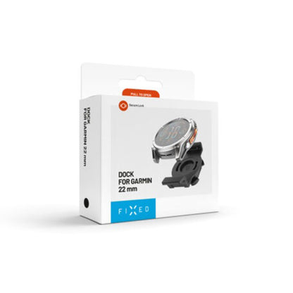 Fast cykelholder til Garmin Watch 22mm / Edge Computer, Sort