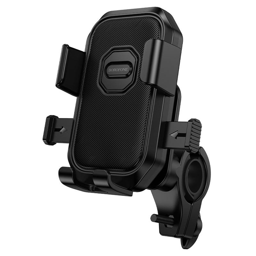 Borofone BH141 Camino Cykel- og Motorcykelholder, 6 tommer - 7 tommer, Sort
