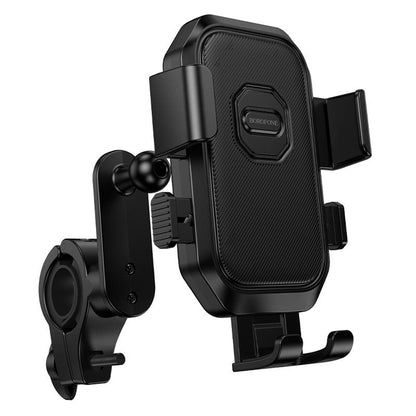 Borofone BH141 Camino Cykel- og Motorcykelholder, 6 tommer - 7 tommer, Sort