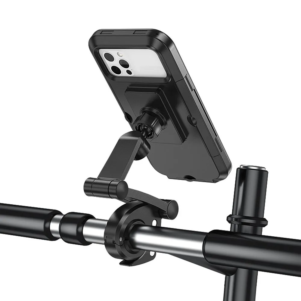 Cykel- og Motorcykelholder HOCO CA101, 4,5 tommer - 7 tommer, Sort