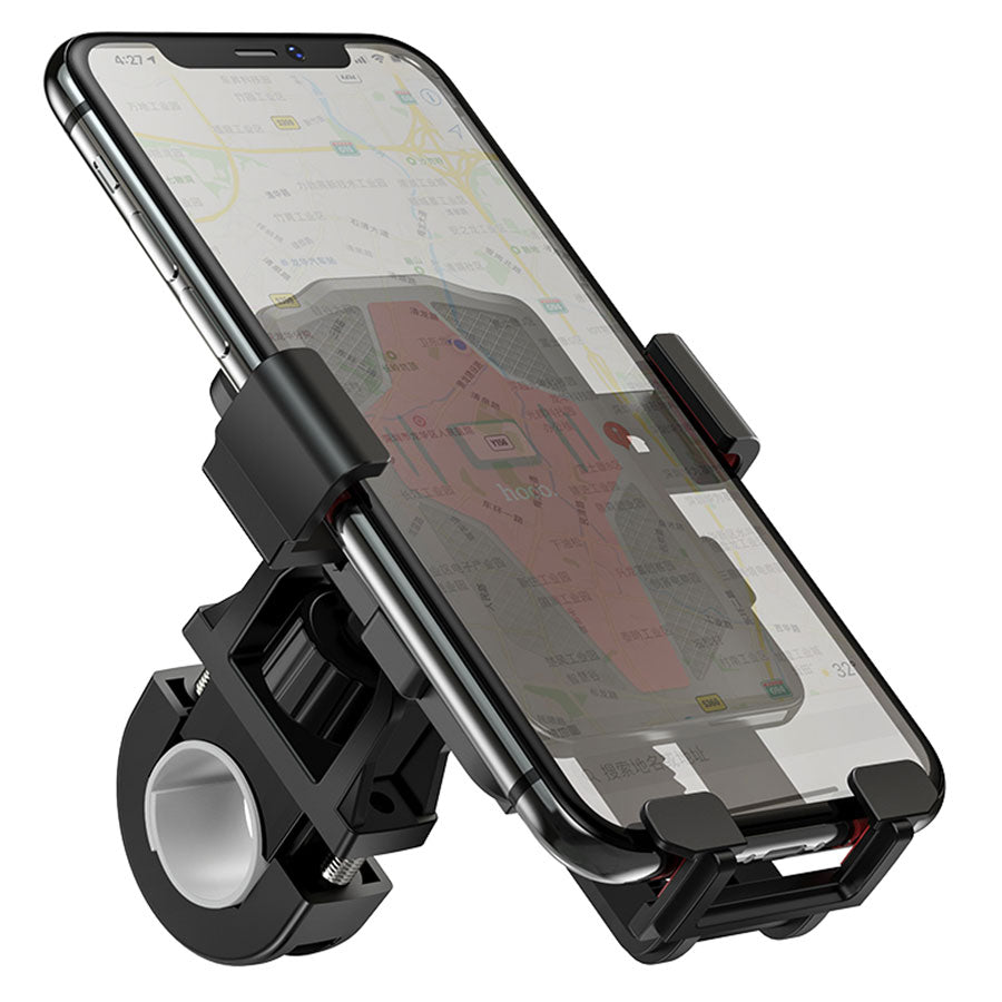 Cykel- og Motorcykelholder HOCO CA73, 4,5 tommer - 7 tommer, Sort Rød