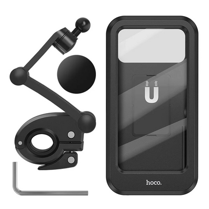 Cykel- og Motorcykelholder HOCO CA101, 4,5 tommer - 7 tommer, Sort