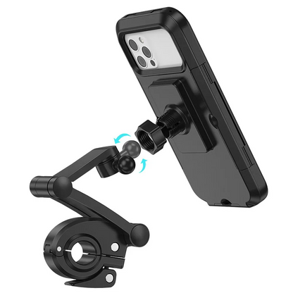 Cykel- og Motorcykelholder HOCO CA101, 4,5 tommer - 7 tommer, Sort