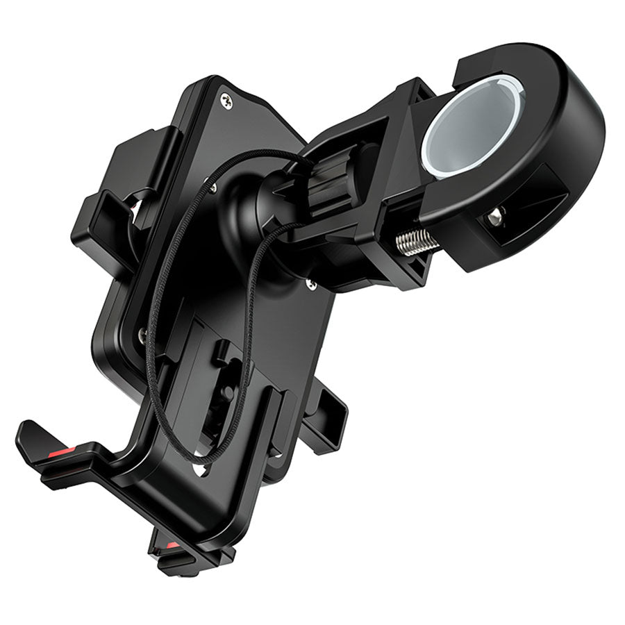 Cykel- og Motorcykelholder HOCO CA73, 4,5 tommer - 7 tommer, Sort Rød