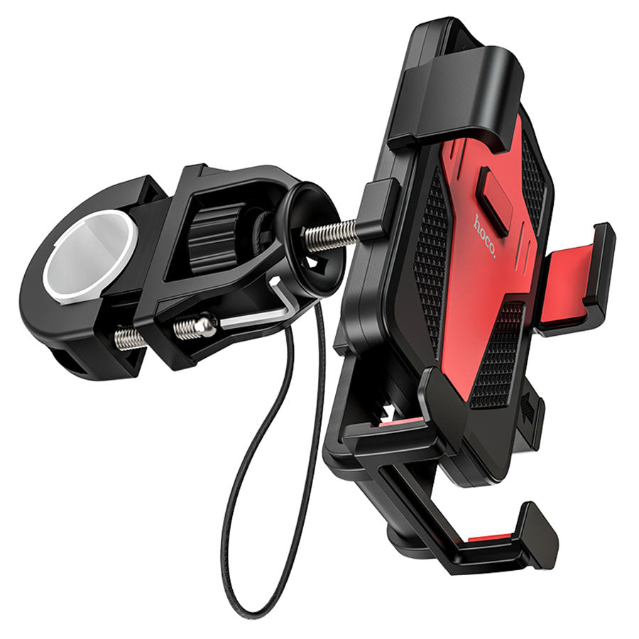 Cykel- og Motorcykelholder HOCO CA73, 4,5 tommer - 7 tommer, Sort Rød