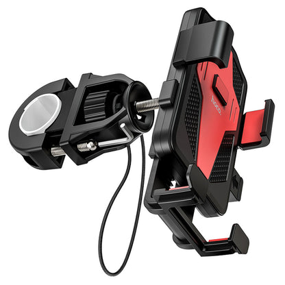 Cykel- og Motorcykelholder HOCO CA73, 4,5 tommer - 7 tommer, Sort Rød