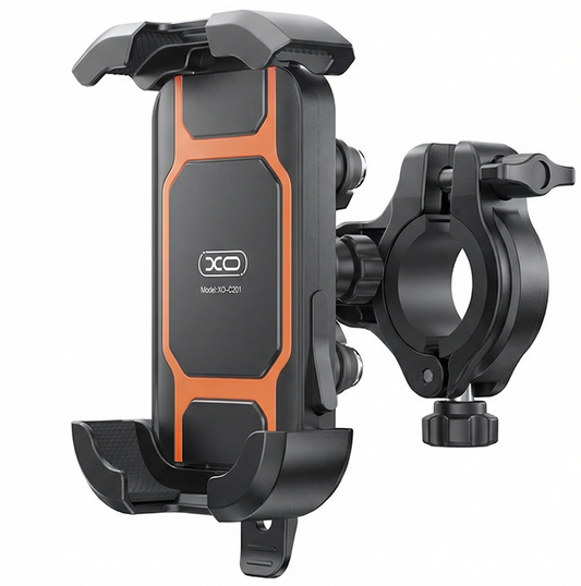 Cykel- og Motorcykelholder XO Design C201, 4,5 tommer - 7 tommer, Sort Orange