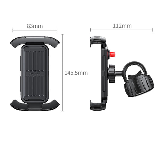 UGREEN LP494 Cykelholder, 4.7inch - 6.8inch, Sort
