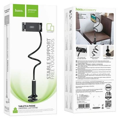 Skrivebordsstøtte HOCO HD10, Universal, Sort