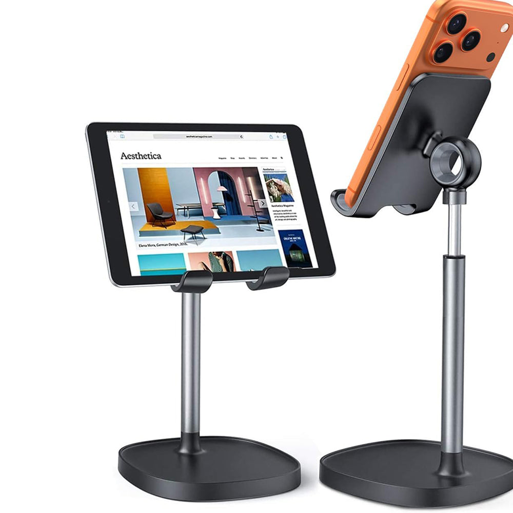 Lisen Mechanical bordholder til telefon / tablet, 4inch - 10inch, Sort YL0421030004