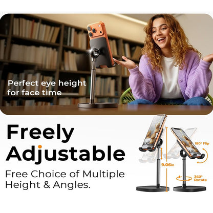 Lisen Mechanical bordholder til telefon / tablet, 4inch - 10inch, Sort YL0421030004