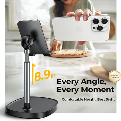 Lisen Mechanical bordholder til telefon / tablet, 4inch - 10inch, Sort YL0421030004