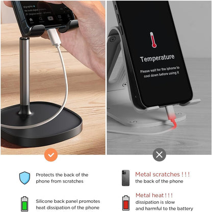 Lisen Mechanical bordholder til telefon / tablet, 4inch - 10inch, Sort YL0421030004