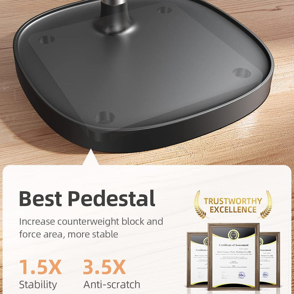 Lisen Mechanical bordholder til telefon / tablet, 4inch - 10inch, Sort YL0421030004