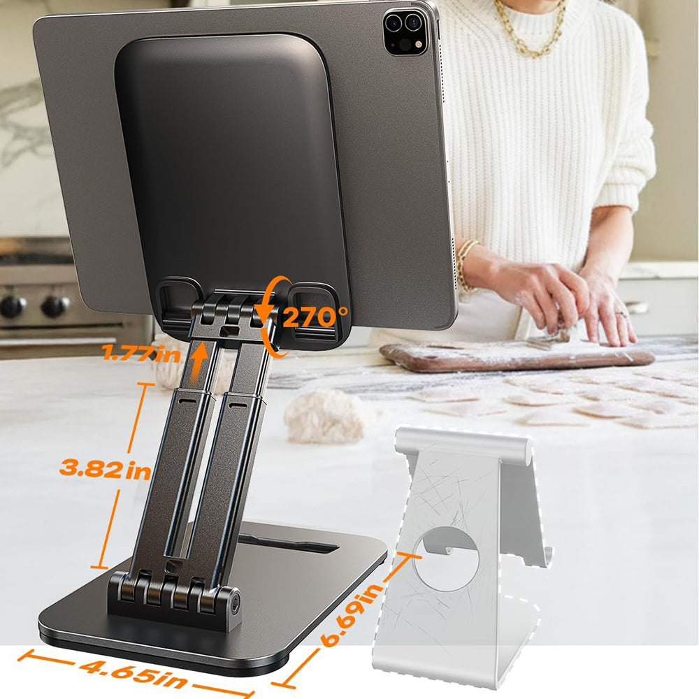 Lisen Skrivebordsstøtte til Telefon / Tablet, 4inch - 15.9inch, Sort YL0424080007