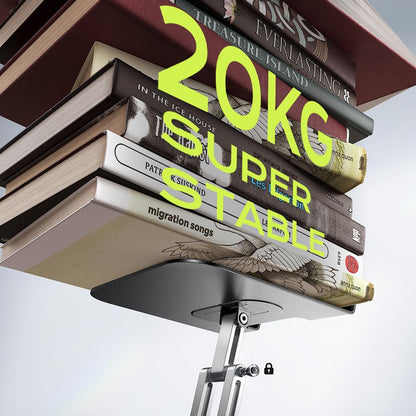 Lisen Q18 Skrivebordsstøtte til Telefon / Tablet, 4.7inch - 12.9inch, Sort YL0423120002