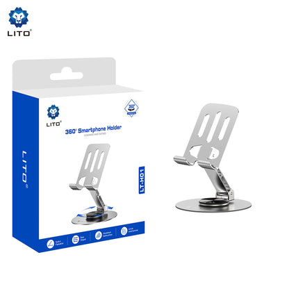 Lito LT-H01 Universalt Skrivebordsstativ, Grå