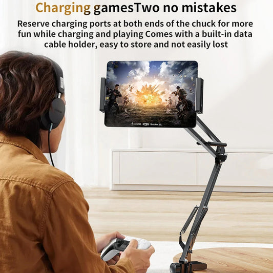 Skrivebordsstøtte Yesido C296, 4 tommer - 12,9 tommer, Sort