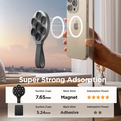 Sugrørholder med sugekopper Joyroom JR-ZS393, Universal, Sort