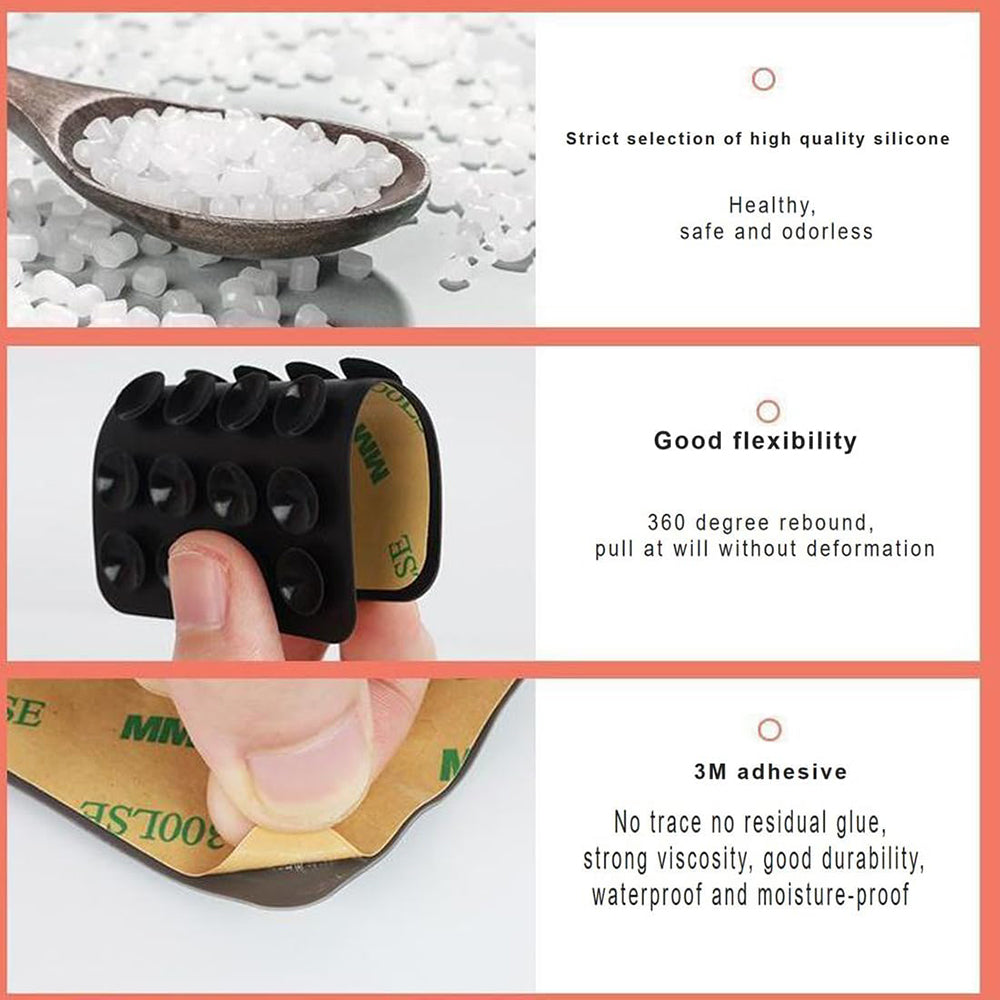 Støtte med sugekopper Techsuit SG-PAD, Grøn