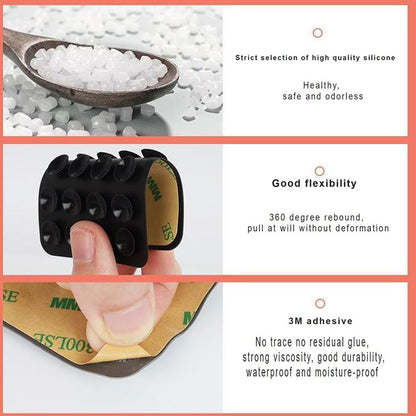 Støtte med sugekopper Techsuit SP-PAD, Lilla