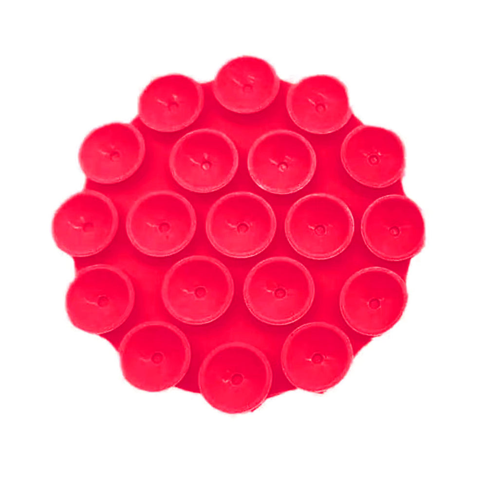 Support med sugekopper Techsuit SR-CUP, Rød