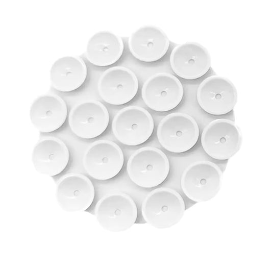 Support med sugekopper Techsuit SW-CUP, Hvid