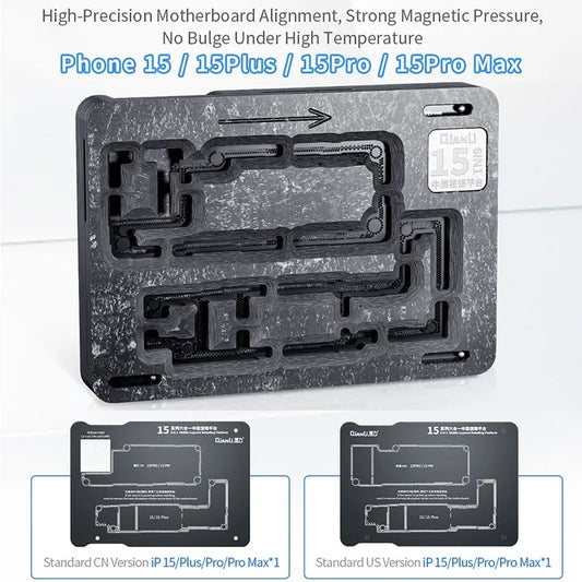 QIANLI Magnetisk PCB Arbejdsstøtte til Apple iPhone 15 Serien