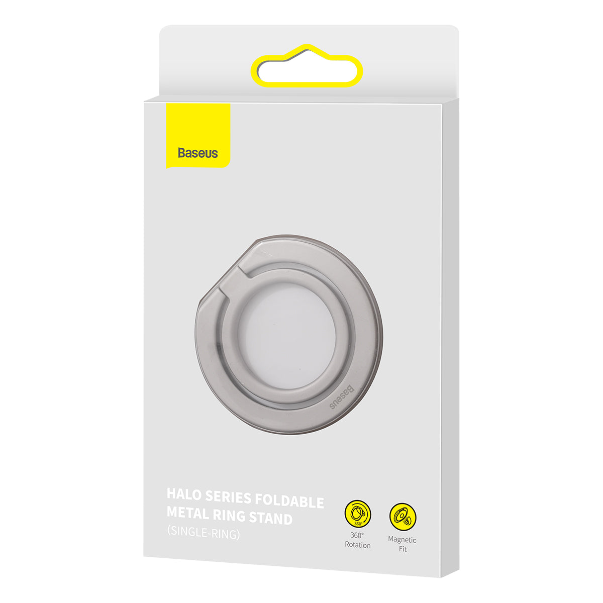 Baseus Halo Ring Holder, Universal, Sølv SUCH000012