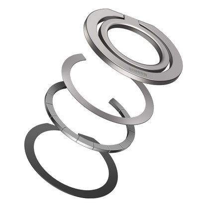 Baseus Halo Ring Holder, Universal, Sølv SUCH000012