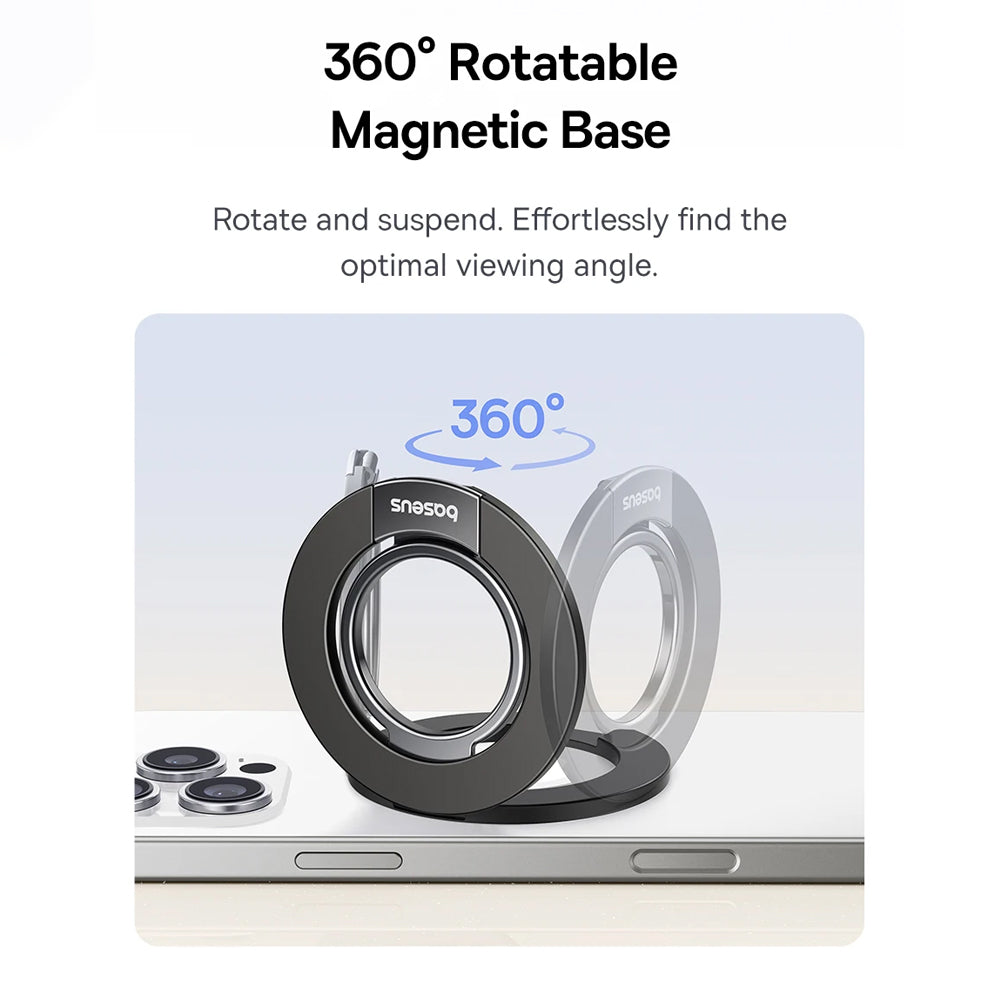 Baseus MagPro 3 Ring Holder, Sort Z0004803