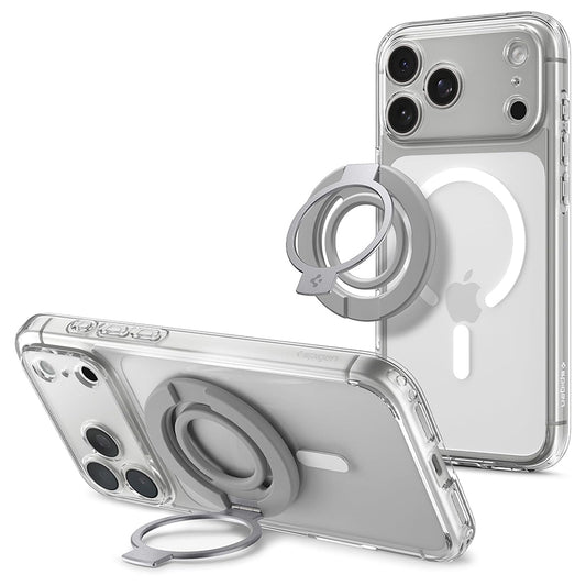 Spigen Dual Pop Mag S Ring Holder, Universal, Grå AMP11736
