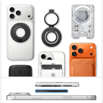 Spigen Dual Pop Mag S Ring Holder, Universal, Grå AMP11736