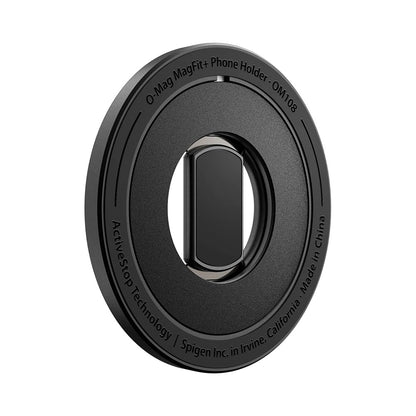 Spigen OM108 Mag Fit+ Ring Holder, Universal, Sort AMP11739