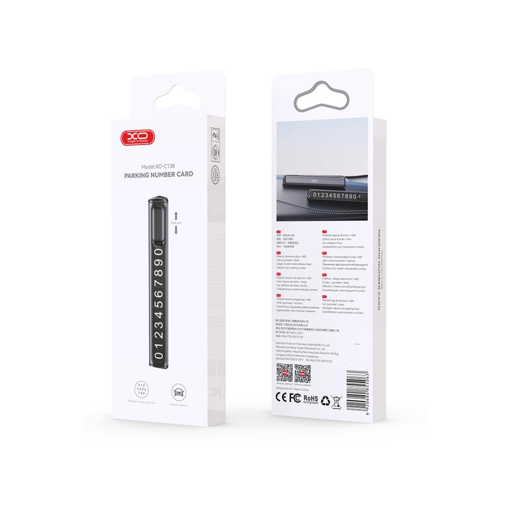 XO Design C138 Biltelefonnummerholder