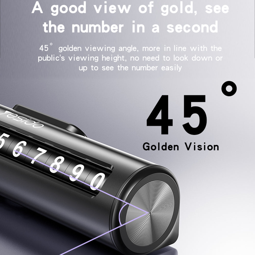 Biltelefonholder Yesido C202, Sort